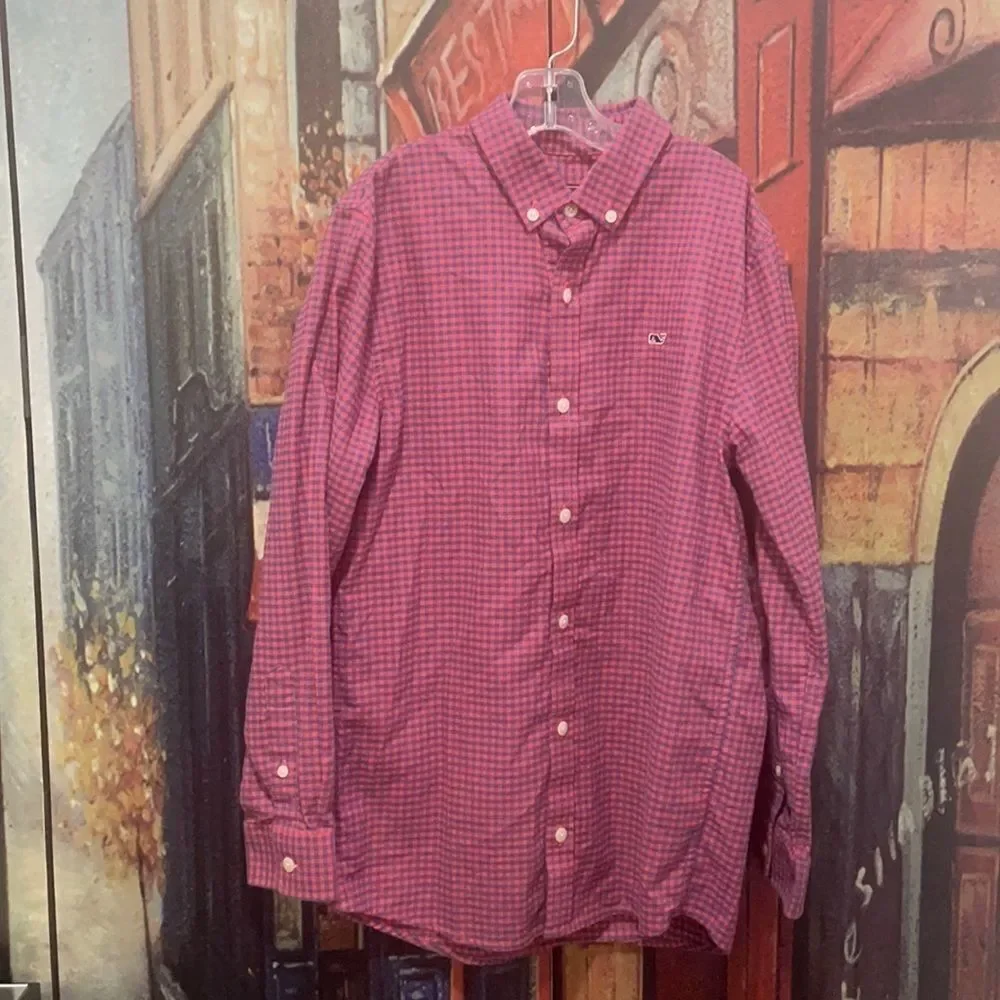 Big Boys VINEYARD VINES BUTTON DOWN THE WHALE SHIRT